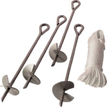 ShelterAuger Earth Anchors, 15 in.
