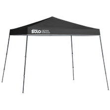 Solo Steel SOLO72 Slant Leg Pop-Up Canopy, 11 ft. x 11 ft. Black