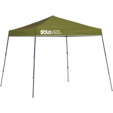 Solo Steel SOLO50 Slant Leg Pop-Up Canopy, 9 ft. x 9 ft. Olive