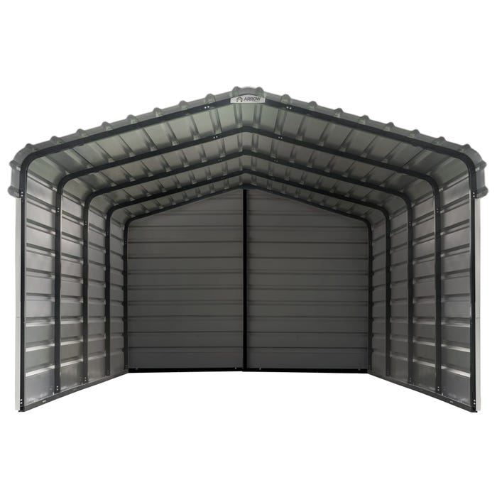Arrow 12 x 20 x 7 ft Eggshell 3 Sided Carport 14 Arrow 12 x 20 x 7 ft Eggshell 3 Sided Carport 14