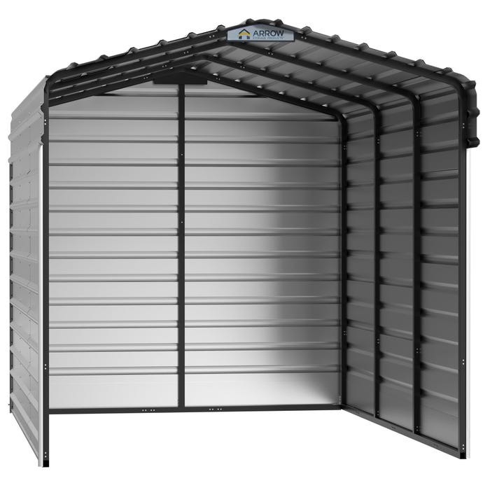 Arrow 10 x 15 x 9 ft Eggshell 3 Sided Carport 16 Arrow 10 x 15 x 9 ft Eggshell 3 Sided Carport 16