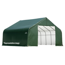 ShelterCoat Custom Peak Shelter, 8 ft. x 8 ft. x 8 ft. Standard PE 9 oz. Green