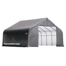 ShelterCoat Custom Peak Shelter, 8 ft. x 12 ft. x 8 ft. Standard PE 9 oz. Gray
