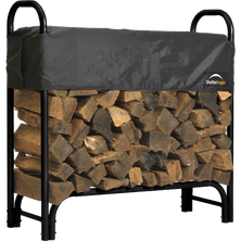 Heavy Duty Firewood Rack, 4 ft.