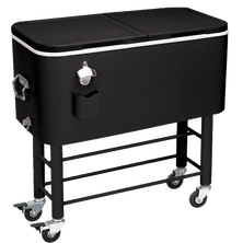 RIO Gear Entertainer Rolling Party Cooler, 77 qt.