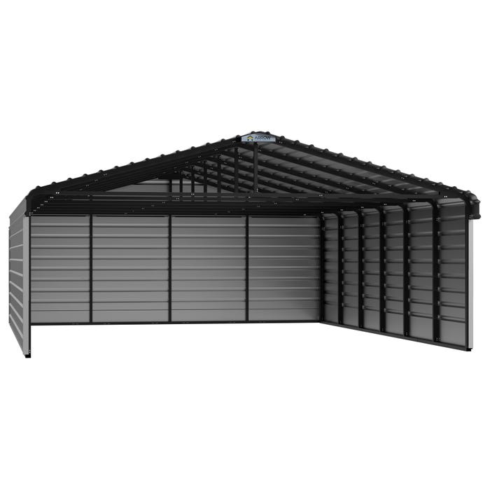 Arrow 20 x 29 x 7 ft Eggshell 3 Sided Carport 16 Arrow 20 x 29 x 7 ft Eggshell 3 Sided Carport 16