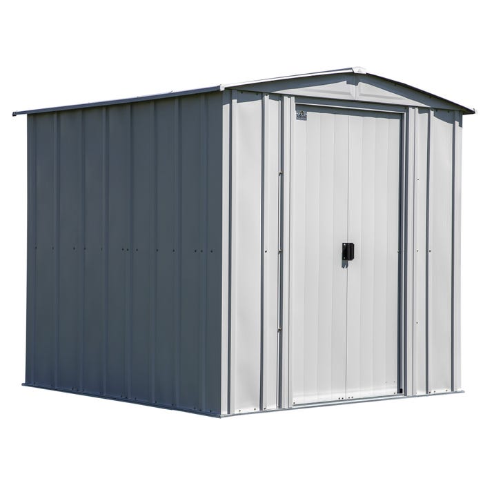 Arrow 6 x 7 x 6 ft Light Grey Shed 22 Arrow 6 x 7 x 6 ft Light Grey Shed 22