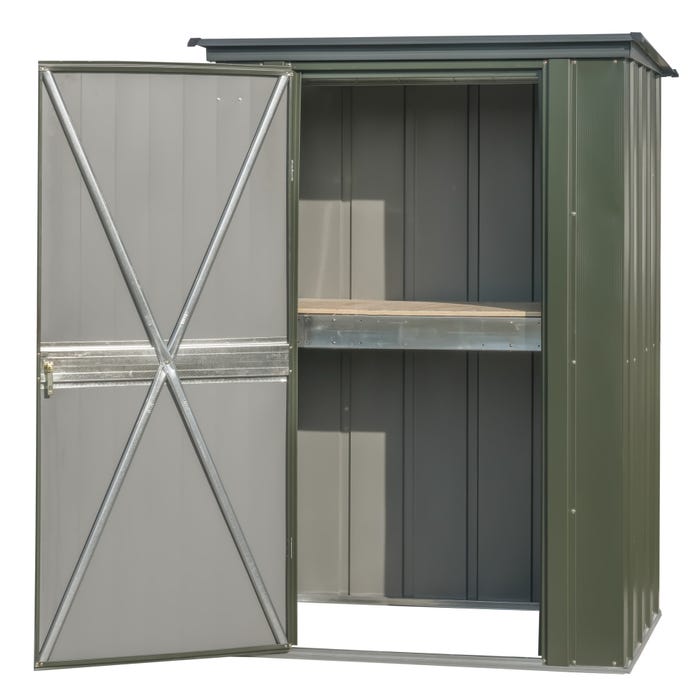 Scotts 3 x 4 x 6.25 ft Vintage Green Scotts Potting Shed 1 Scotts 3 x 4 x 6.25 ft Vintage Green Scotts Potting Shed 1