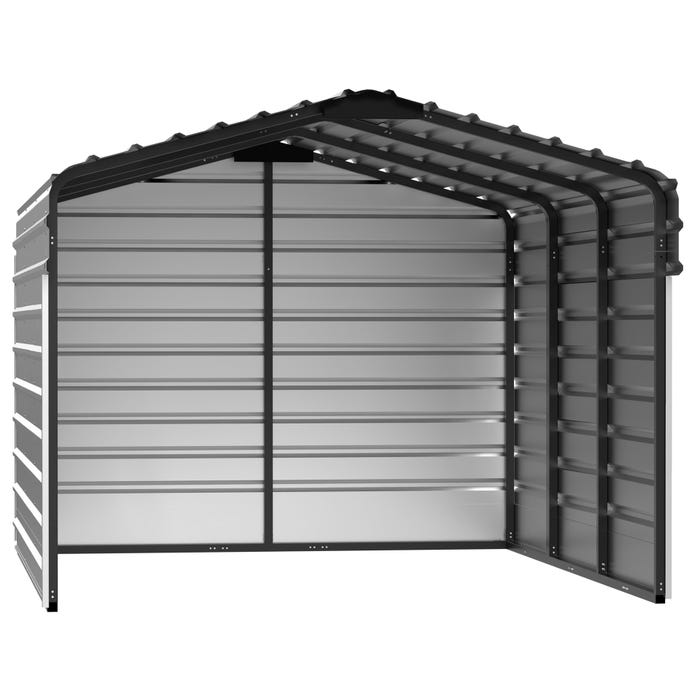 Arrow 10 x 15 x 7 ft Eggshell 3 Sided Carport 20 Arrow 10 x 15 x 7 ft Eggshell 3 Sided Carport 20