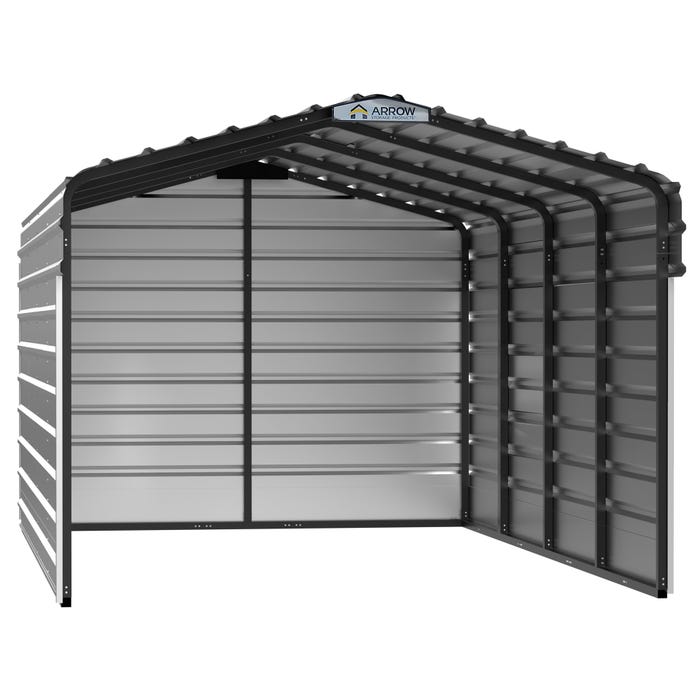 Arrow 10 x 20 x 7 ft Eggshell 3 Sided Carport 16 Arrow 10 x 20 x 7 ft Eggshell 3 Sided Carport 16