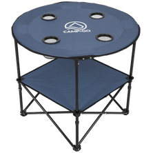 Blue 28" Round Portable Table 