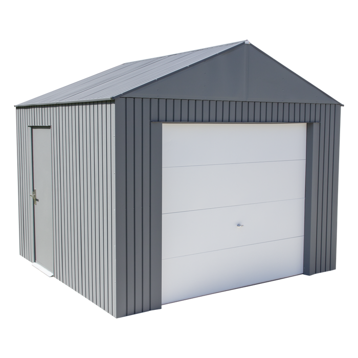 GRC1210 SOJAG Everest Steel Garage, Wind and Snow Rated Storage Building Kit GRC1210 SOJAG Everest Steel Garage, Wind and Snow Rated Storage Building Kit