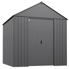 Arrow Classic Metal Shed, 14 x 14, Charcoal