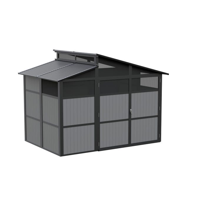 Sojag Sojag 7.8 x 11.1 x 8.3 ft Black Aluminum Frame Storage Shed 8 Sojag Sojag 7.8 x 11.1 x 8.3 ft Black Aluminum Frame Storage Shed 8