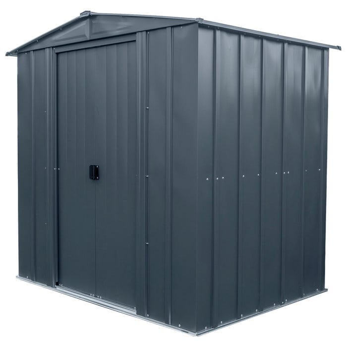 Arrow 6 x 5 x 6 ft Anthracite Shed 14 Arrow 6 x 5 x 6 ft Anthracite Shed 14