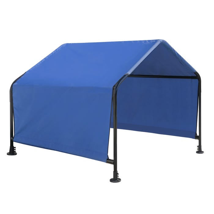 ShelterLogic 4 x 5 ft Blue Dog Shade Canopy Pet Shelter 1 ShelterLogic 4 x 5 ft Blue Dog Shade Canopy Pet Shelter 1