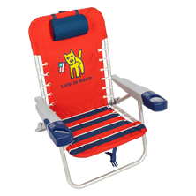 Life is Good® Faded Red Lace-up Backpack Beach Chair