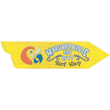 MV 40"X10" SIGN MARGARITAVILLE SURF SHOP