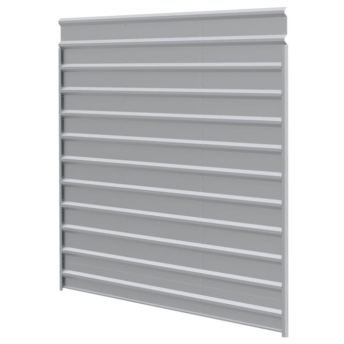 Arrow 9 x 15 ft Eggshell One Sided Steel Carport Enclosure 8 Arrow 9 x 15 ft Eggshell One Sided Steel Carport Enclosure 8