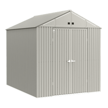 Arrow Elite Steel Storage Shed, 10x12, Cool Grey