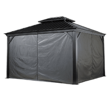 Sojag 12x14 ft. Grey Curtains for Monaco/Messina/Mykonos Gazebos