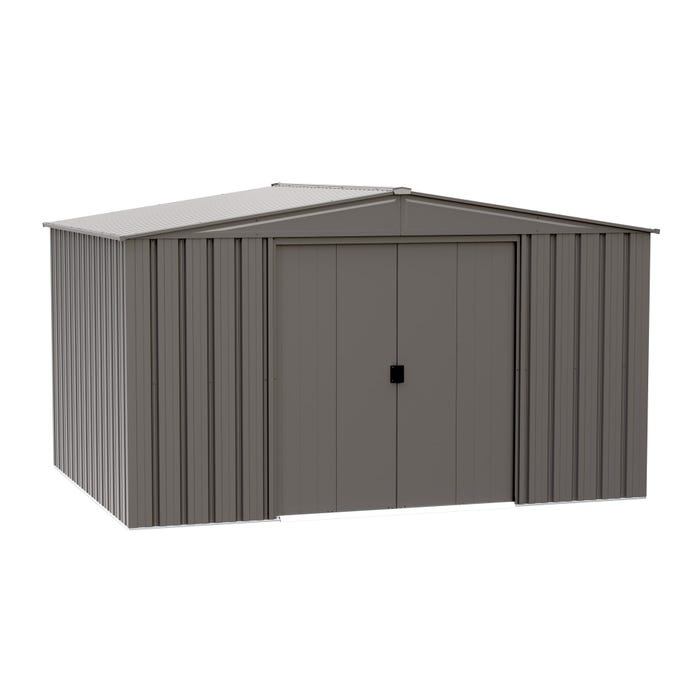 Arrow Essentials 10 x 10 x 6.3 ft Oswego Tea Arrow Essential Steel Shed 6 Arrow Essentials 10 x 10 x 6.3 ft Oswego Tea Arrow Essential Steel Shed 6