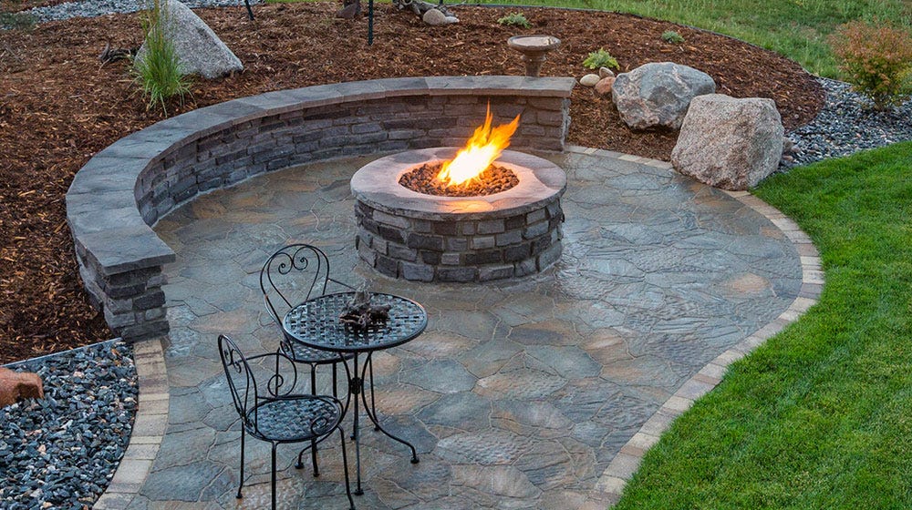 How to Build a Paver Patio with Firepit