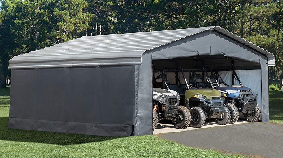 How to Transform a Freestanding Carport Into a Year-Round Shelter with a Carport Enclosure