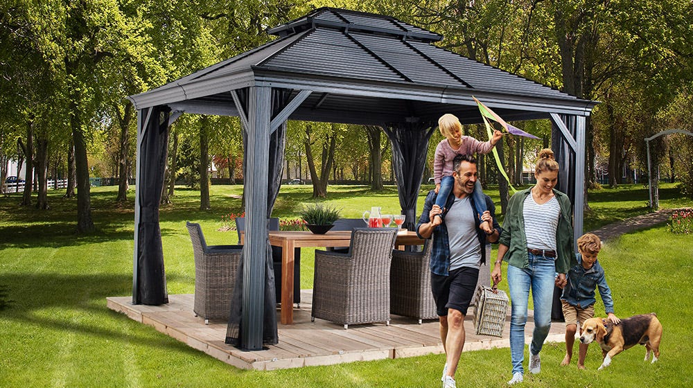 How to Create a Backyard Escape with a Permanent Garden Gazebo