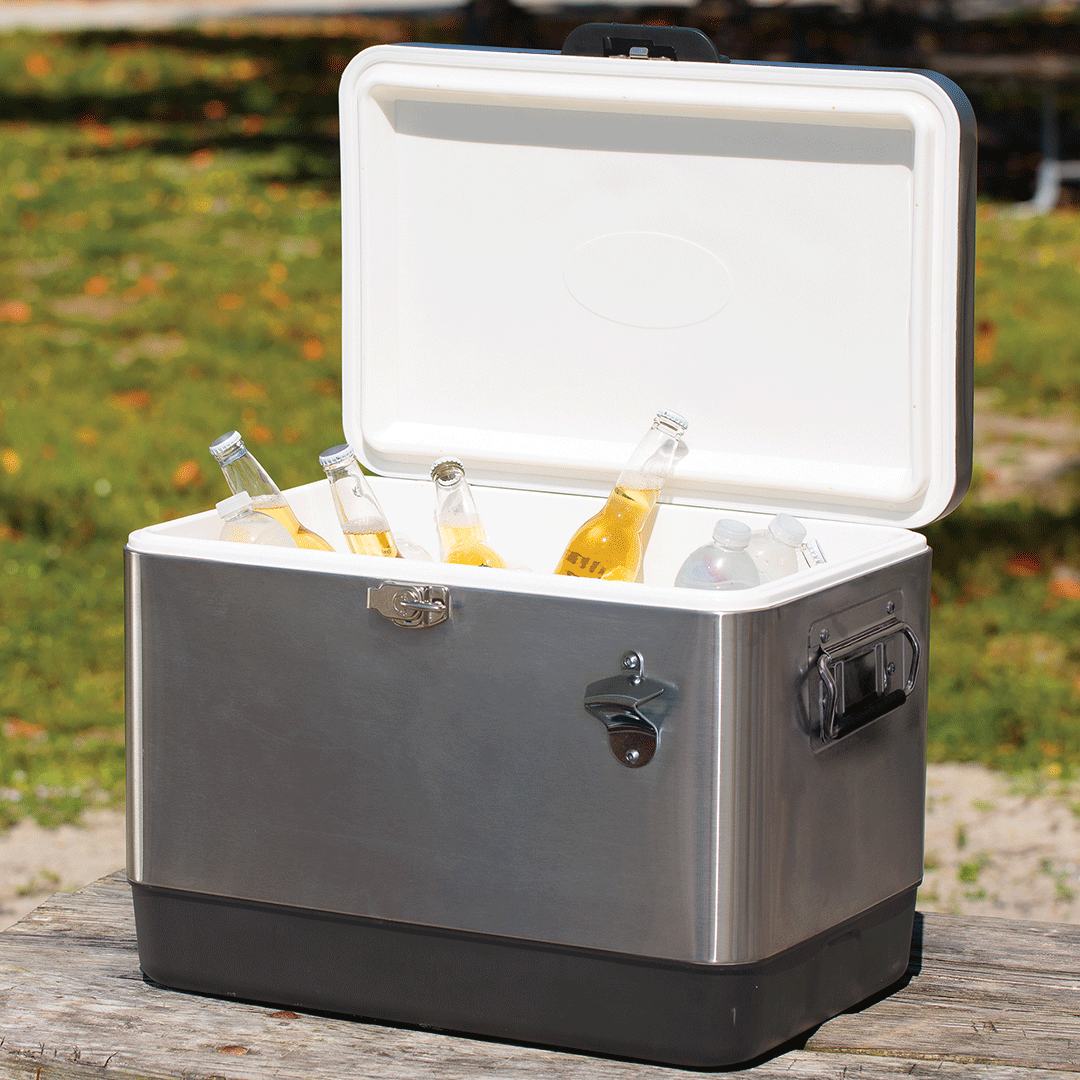 54 qt. Stainless Steel Cooler