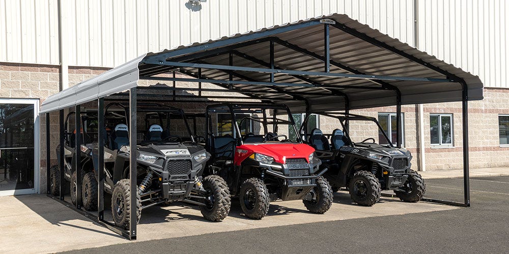 Arrow Carport for Commercial Property