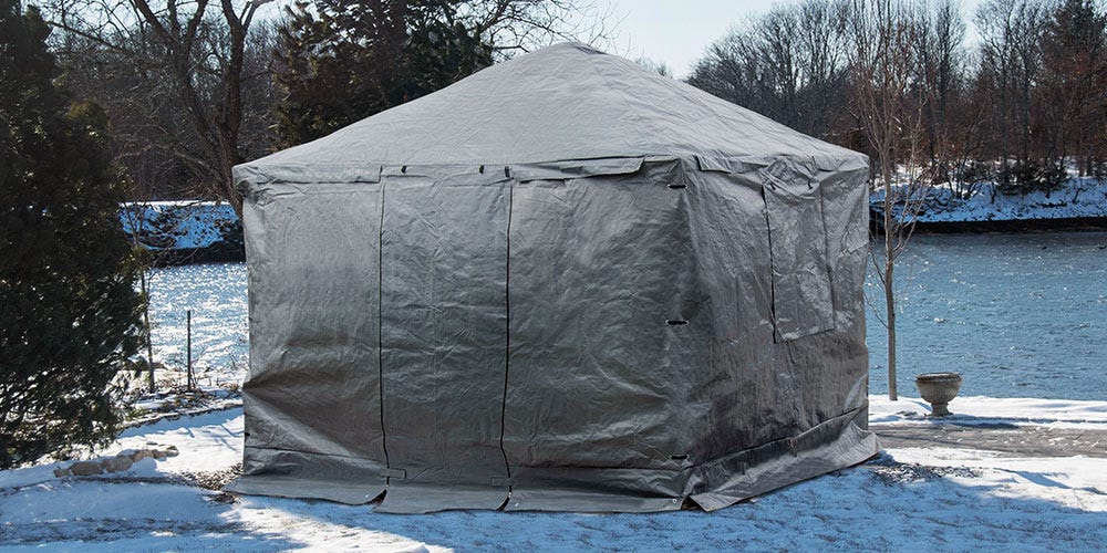  Winter Gazebo Cover Snow