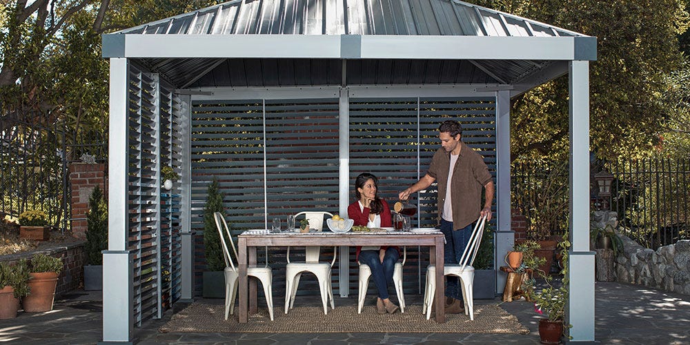 Backyard Gazebo Dining