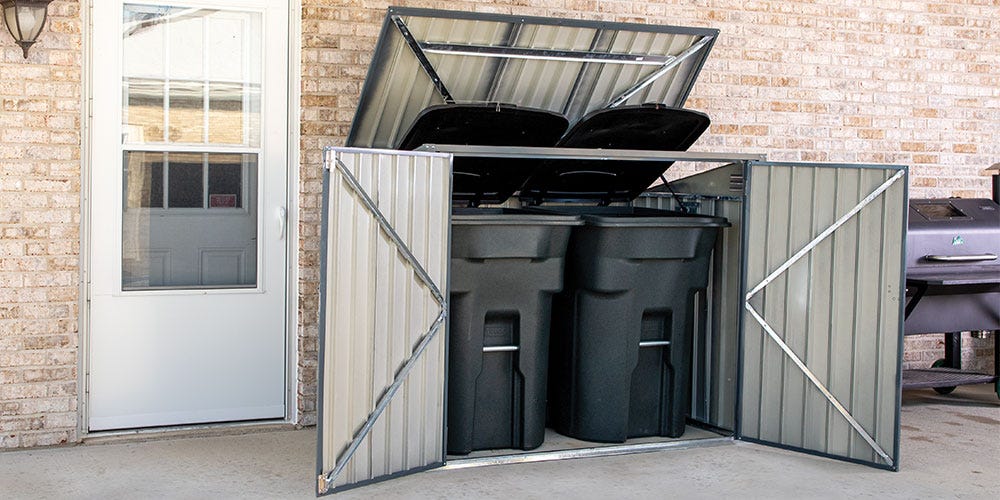 Curb Appeal Garbage Can Shed