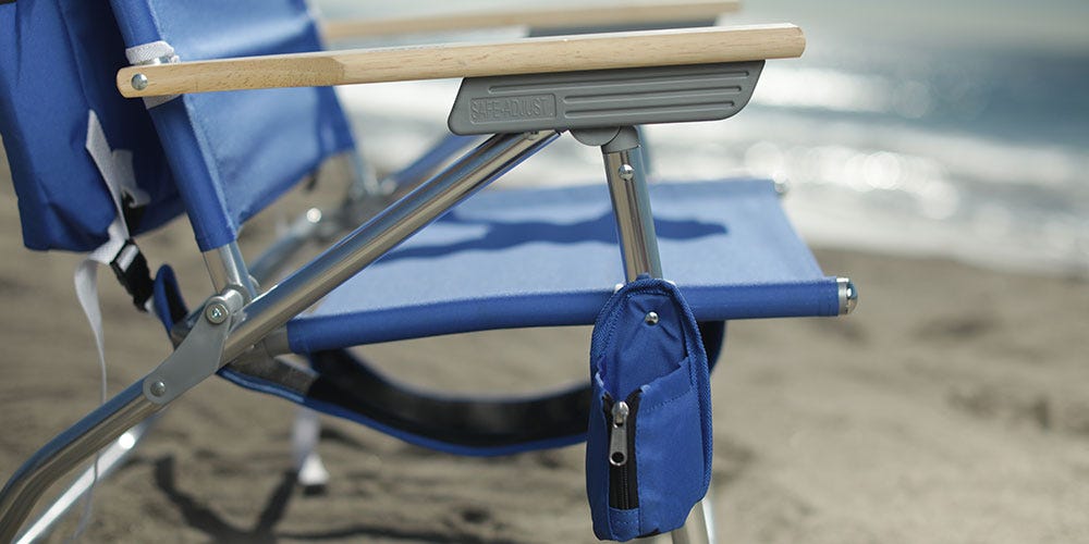 Beach Chair Blue on the Beach Beach Chair Blue on the Beach