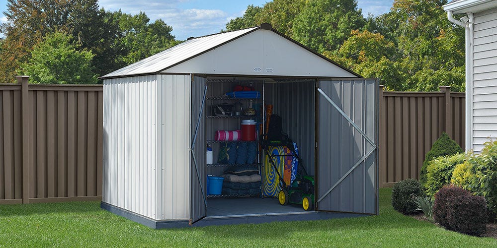 Outdoor Storage Cleaning and Organization Backyard