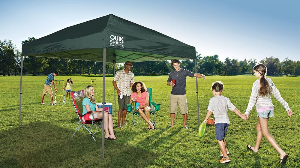 Quik Shade on-push pop-up canopy