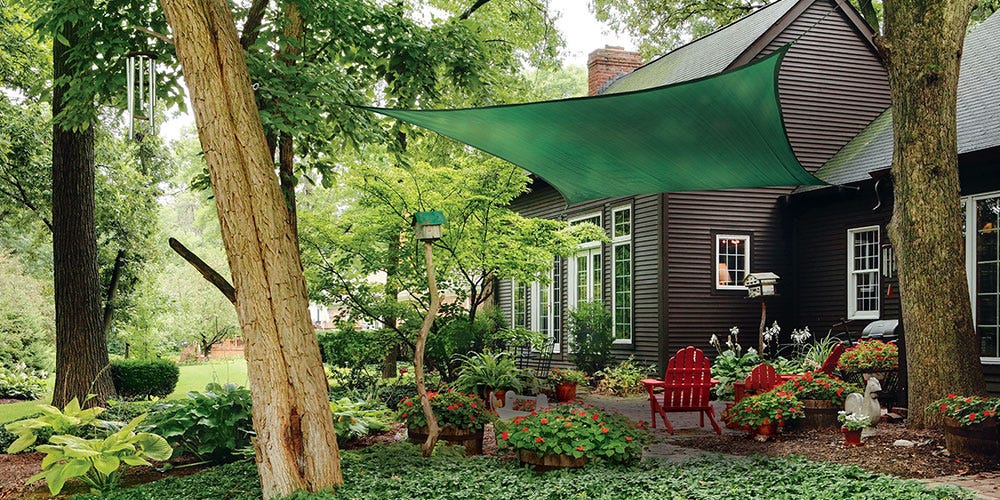 Shade Sails and Patio Covers Green
