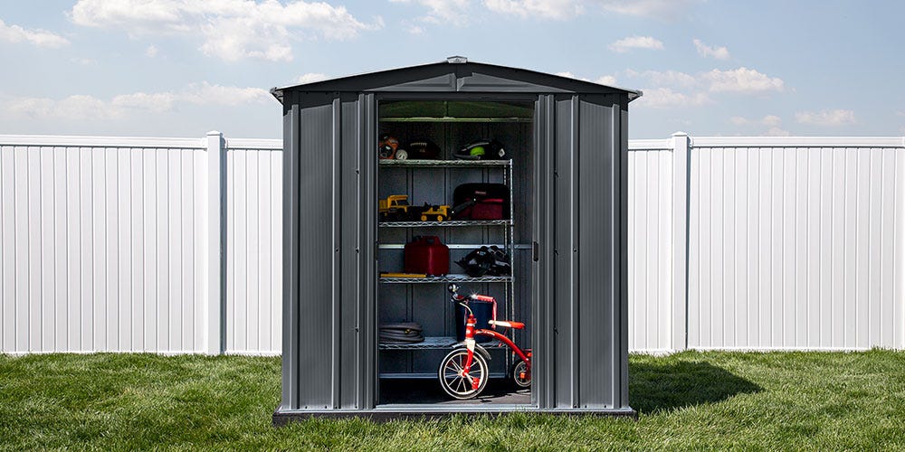 Metal vs. Fabric Shed Options