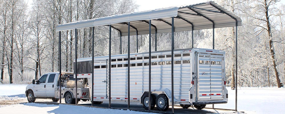 Oversized RV carport