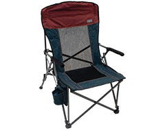 RIO Hard Arm Quad Chair - Blue / Red