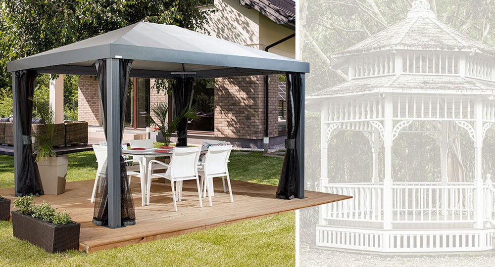 Superior metal gazebos