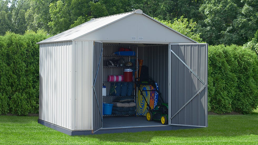 steel outdoor shed